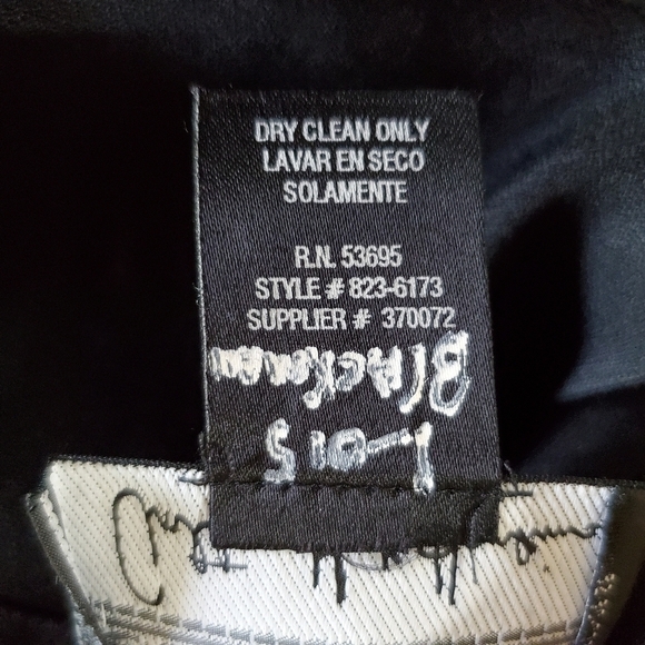 VTG Anthony Mark Hawkins Black Shift Midi Dress - Picture 11 of 12